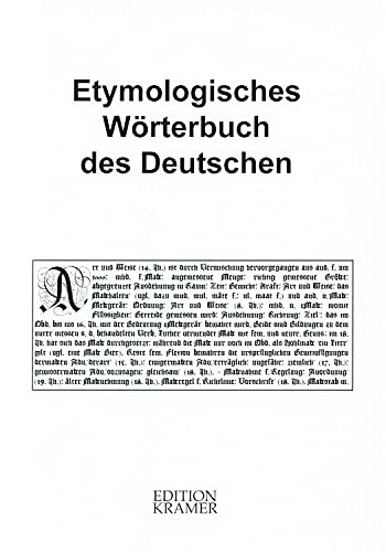 Etymologisches W�rterbuch des Deutschen ("N�met etimol�giai sz�t�r")