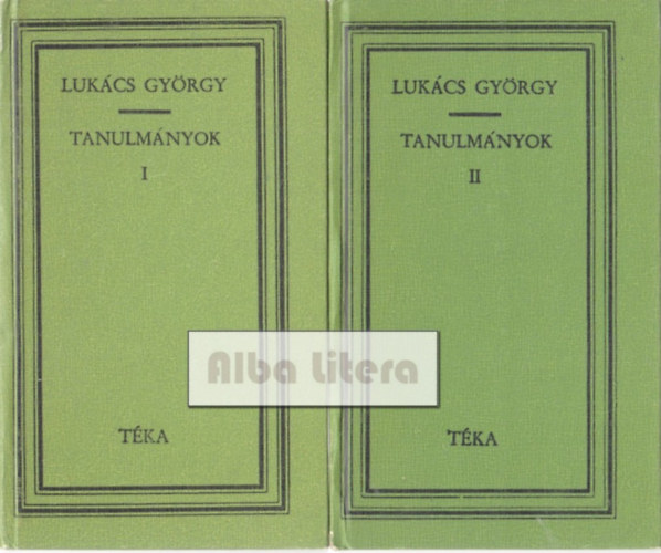 Dr. Sz�sz Gy�rgy - Gracz�n� Dr. Luk�cs M�ria - Tanulm�nyok I-II.