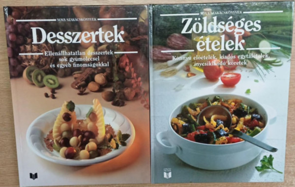 Anette Wolter - 2 db a Nova Szakcsknyvek sorozatbl: Zldsges telek - Desszertek