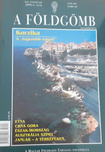 A F�ldg�mb (A Magyar F�ldrajzi T�rsas�g foly�irata) 2003/1.