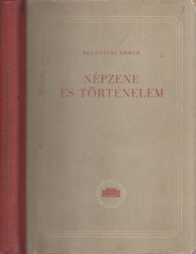 Szabolcsi Bence - Npzene s trtnelem - Tanulmnyok