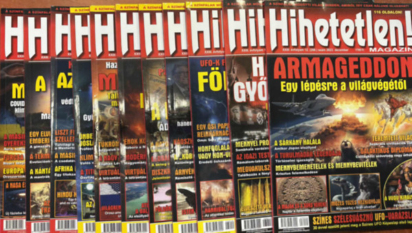 A Hihetetlen! magazin XXIII: évfolyama - 2-12. szám 2023. (január hiányzik)
