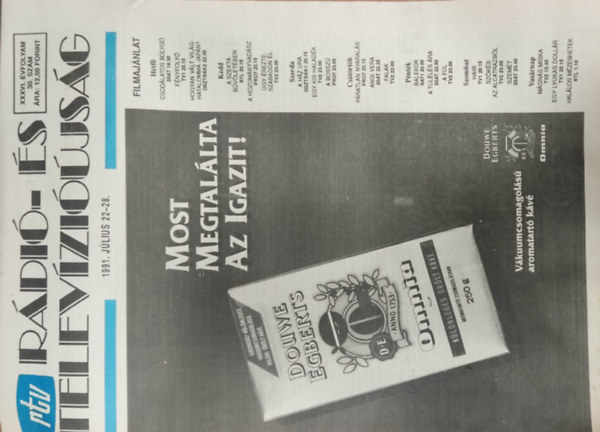 N�dor Tam�s  (szerk.) - Rtv (R�di�- �s telev�zi��js�g) 30, XXXVI. �vf. 1991. j�lius 22-28.