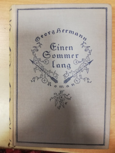 Georg Hermann - Einen Sommer lang. Roman