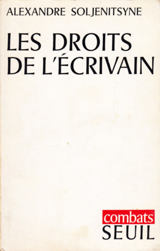 Les droits de l'crivain