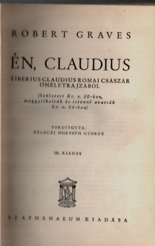 Robert Graves - n, Claudius