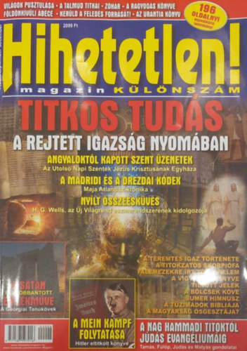 Hihetetlen Magazin - K�l�nsz�m (2022. szeptember-december)