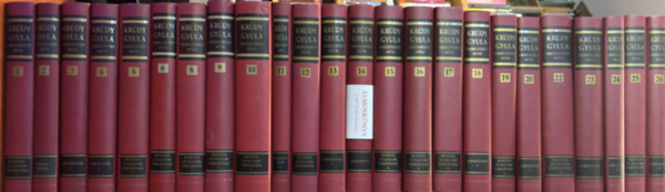 Kr�dy Gyula - Kr�dy Gyula �sszegy�jt�tt m�vei 1-26.