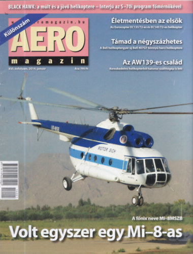 Sajtos Zolt�n  (szerk.) - 4 db Aero magazin sz�rv�nysz�m: 2014/janu�ri k�l�nsz�m + 2014/febru�r + 2014/m�jus + 2014/okt�ber
