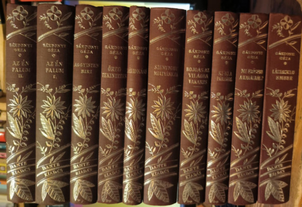 10 db G�rdonyi G�za reg�ny (9 m�)