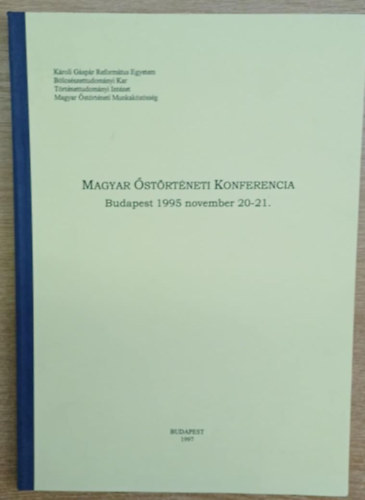 Magyar strtneti konferencia (Budapest 1995. november 20-21.)