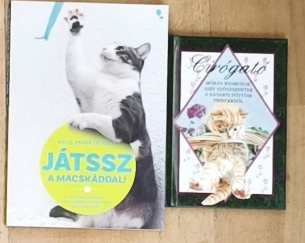 Mikel Maria Delgado - Játssz a macskáddal! + ajándék mű: Citógató-Mókás rigmusok, szép szösszenetek e rátarto pöttöm princekről (összesen 2db mű)