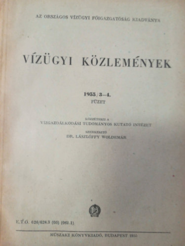 Vzgyi kzlemnyek 1955 / 3-4