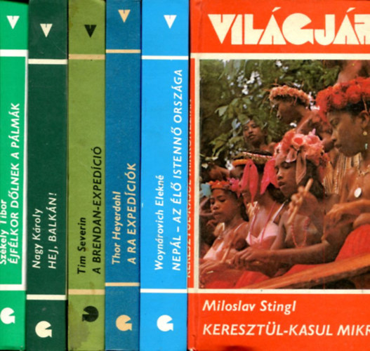 Több szerző - 6 db Világjárók kötet
