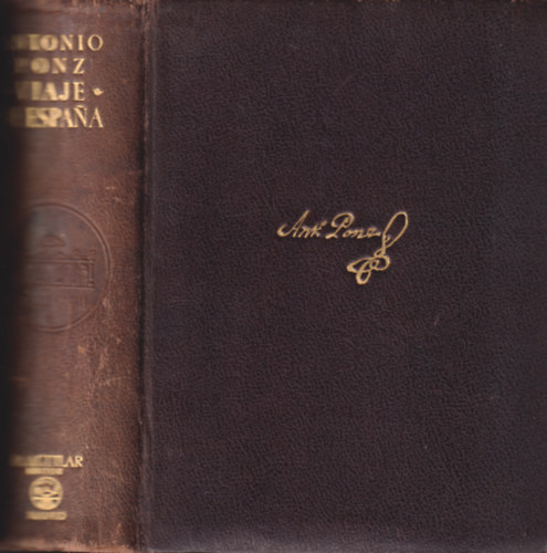 Antonio Ponz - Viaje de Espana