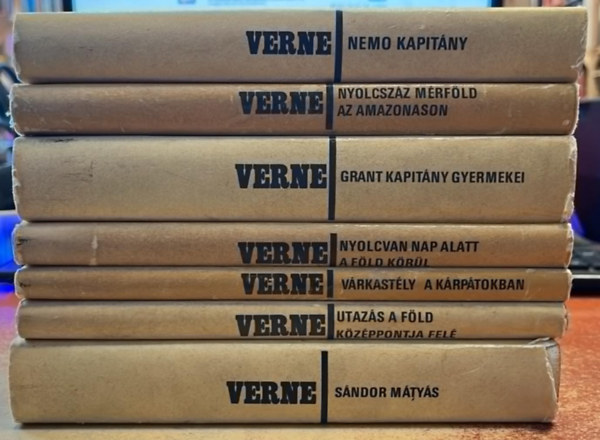 Jules Verne - Verne knyvcsomag (7 ktet)