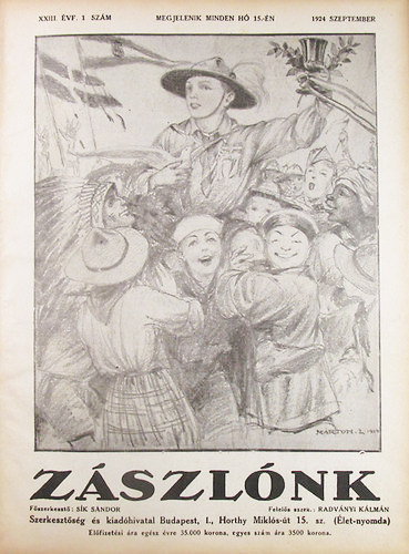 S�k S�ndor  (f�szerk.) - Z�szl�nk XXI.- XXII.-XXIII-XXIV. �vf. (1922-26)