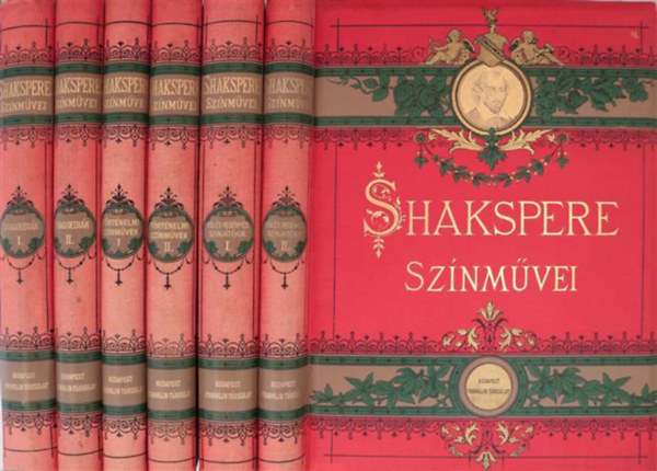 William Shakspere - Shakspere (Shakespeare) színművei I-VI. (díszkiadás)
