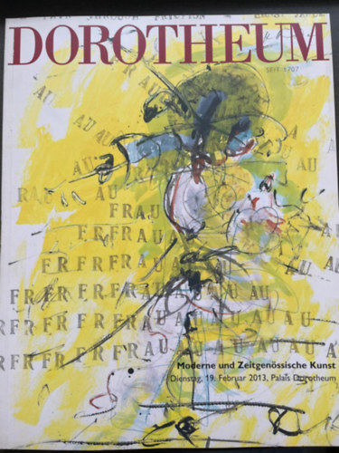 Dorotheum - Moderne und Zeitgen�ssische Kunst - Dienstag, 19. Februar 2013.