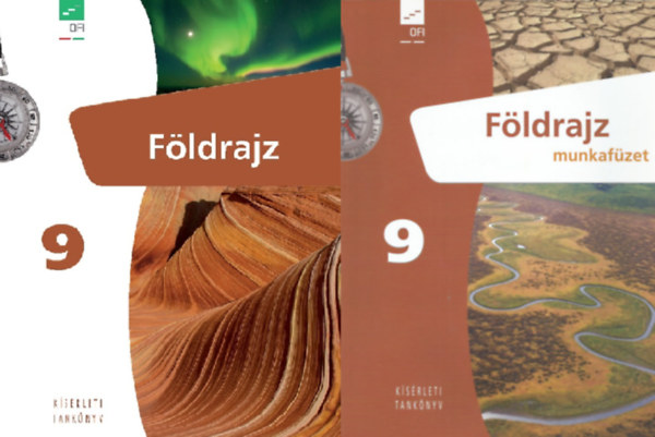 S�rin� Dr. G�l Erzs�bet, Dr. Nagy Bal�zs Arady Istv�n - F�ldrajz 9. Tank�nyv + Munkaf�zet (K�s�rleti Tank�nyv) (2 k�tet)