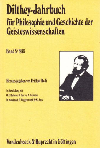 Frithjof Rodi  (Hg.) - Dilthey-Jahrbuch für Philosophie und Geschichte der Geisteswissenschaften. Band 5/1988