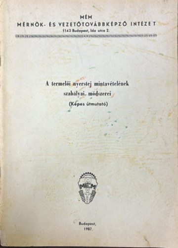 Dr. Unger András Horváth Zoltán - A termelői nyerstej mintavételének szabályai, módszerei