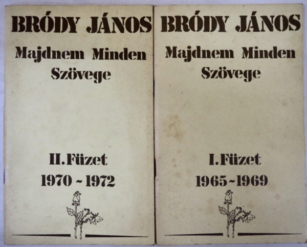 Brdy Jnos - Majdnem minden szvege I-II. 1986