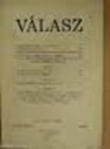Illyés Gyula - Válasz VII. évf. 7. szám 1947 júl.