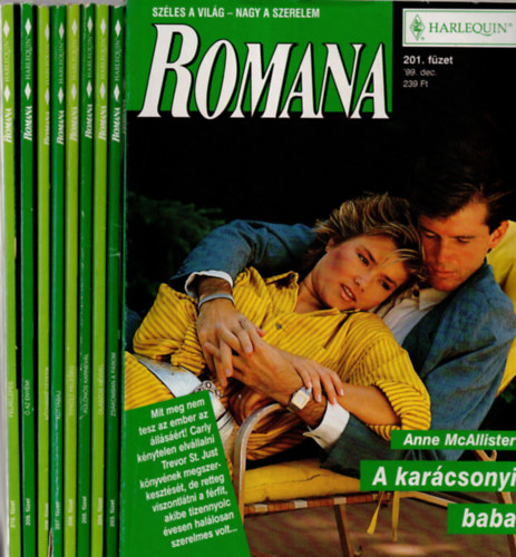 Dr. Tglsy Imre  (fszerkeszt) - 10 db Romana magazin: (201.-210. lapszmig, 1999/12-2000/04 10 db., lapszmonknt)