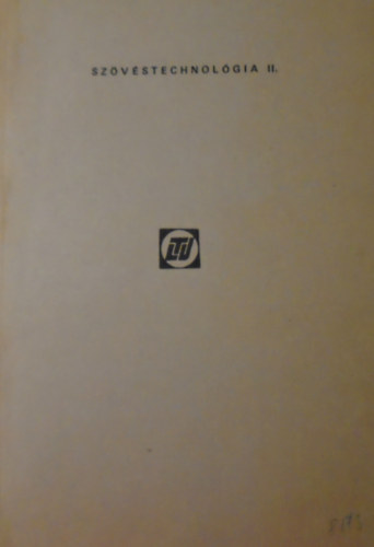 Szab� Rudolf - Sz�v�stechnol�gia II.