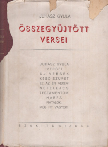 Juhász Gyula - Juhász Gyula összegyűjtött versei