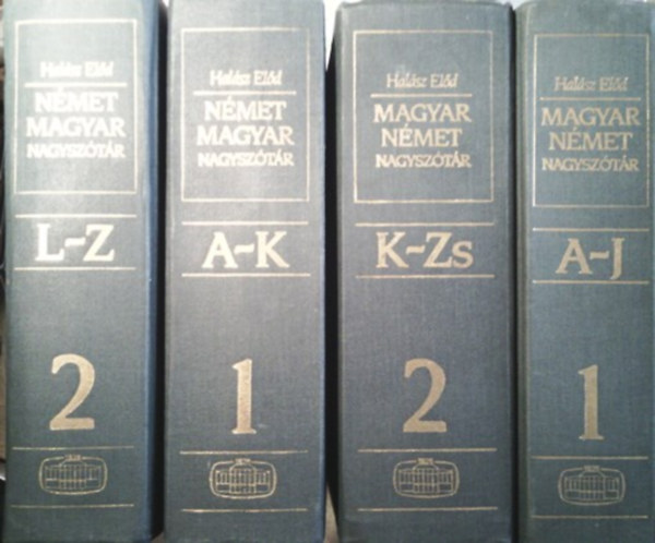 Halsz Eld - Nmet-Magyar Nagysztr I-II s Magyar-Nmet Nagysztr I-II.