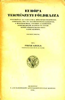Prinz Gyula - Európa természeti földrajza