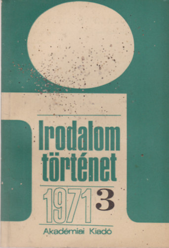 Irodalomt�rt�net 1971/3