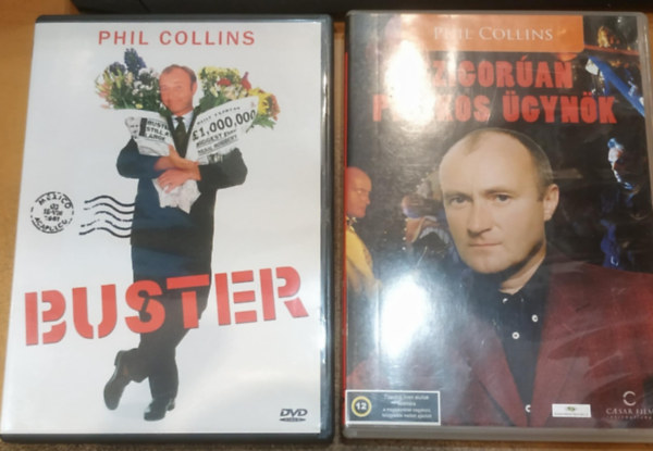 Phil Collins - 2 db DVD: Buster + Szigor�an piszkos �gyn�k (2 DVD + 2 tok)