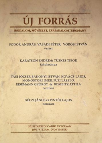 j Forrs 1996. 9. szm (november)