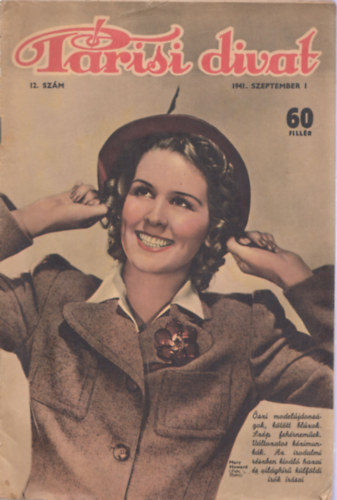 Somfay Margit  (szerk.) - Prisi divat 1941 szeptember 1. (12. szm)