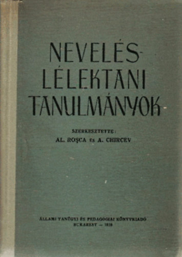 A. Chircev Al. Rosca - Nevelsllektani Tanulmnyok