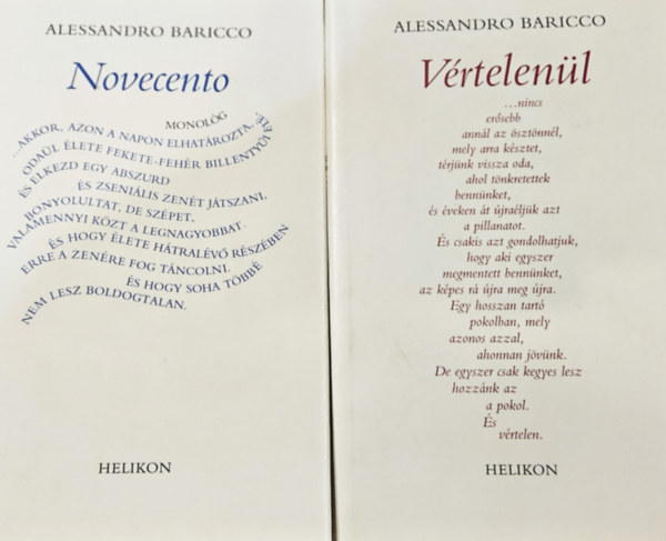 Alessandro Baricco - Novecento + Vrtelenl (2 m)
