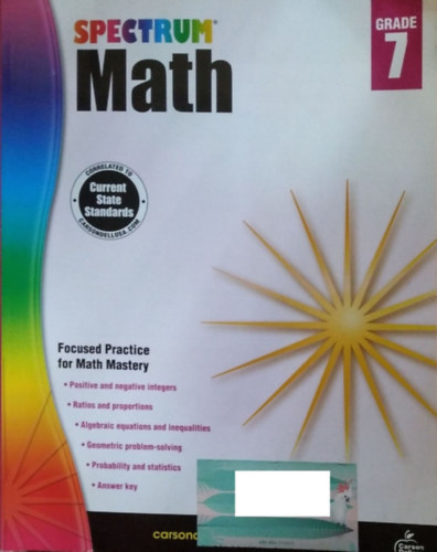 Spectrum - Spectrum Math, Grade 7 (Spectrum Matematika, 7. oszt�ly)