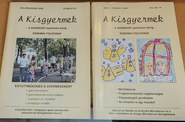 Villnyi Gyrgyn Jutka - 2 db A kisgyermek - a szletstl nyolcves korig - szakmai folyirat (szrvnyszmok)