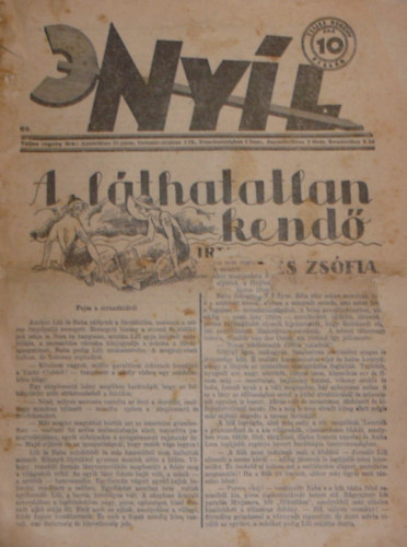 Dr. Sznt Andor  (szerk.) - Nyl II. vfolyam 35. szm