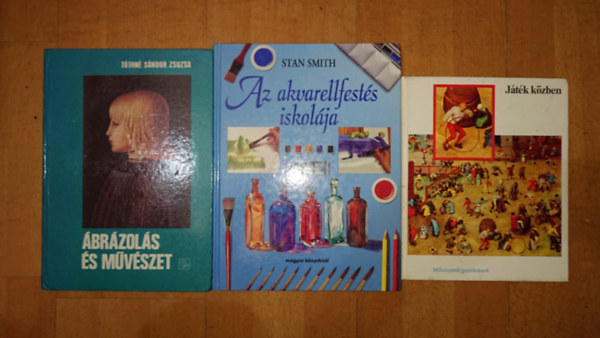 3 művészettel kapcsolatos gyerekkönyv: Játék közben - Művészetről gyerekeknek, Ábrázolás és művésszet, Az akvarellfestés iskolája