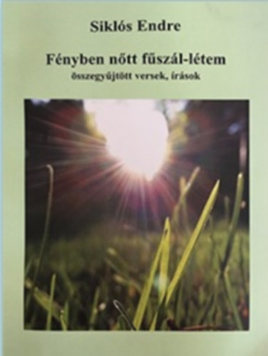 Sikls Endre  (Szerk.) - Fnyben ntt fszl-ltem - sszegyjttt versek, rsok