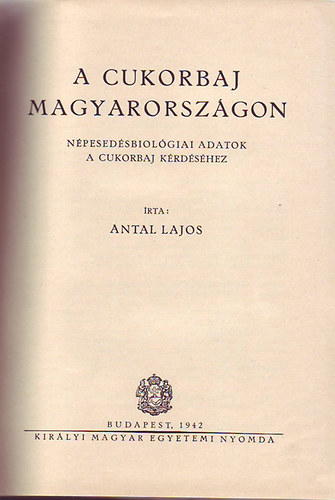 A cukorbaj magyarorszgon