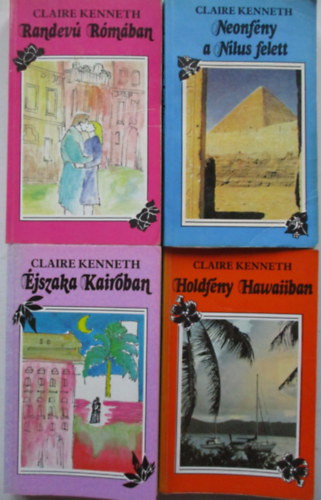 Claire Kenneth - 4 db Claire Kenneth egytt: Holdfny Hawaiiban, jszaka Kairban, Neonfny a Nlus felett,Randev Rmban.