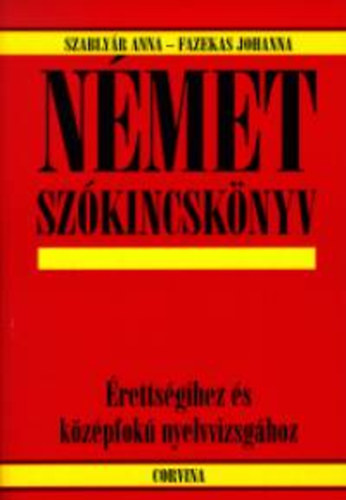 Fazekas Johanna Szably�r - N�met sz�kincsk�nyv