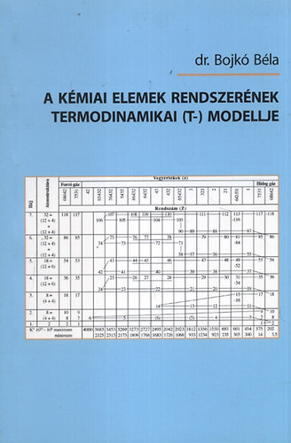Bojk Bla - A kmiai elemek rendszernek termodinamikai (T-) modellje
