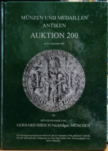 M�nzen und Medaillen Antiken 200 am 23. September 1998