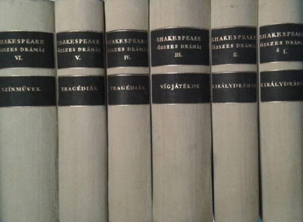 William Shakespeare - Shakespeare sszes drmi I-VI.